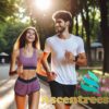 Models reduced weight with meal replacement from Ascentrees Malaysia (illustration)